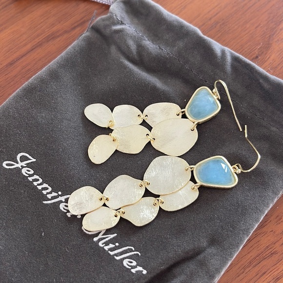 Jennifer Miller Jewelry - Jennifer Miller Aqua Drop earrings. New never used